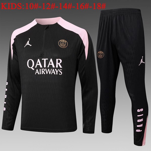 Ninos Sudadera De Training PSG 2024/25 Negro Rosa